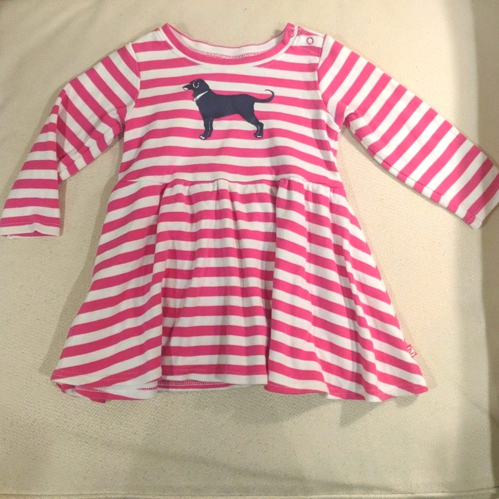 Black Dog toddler dress